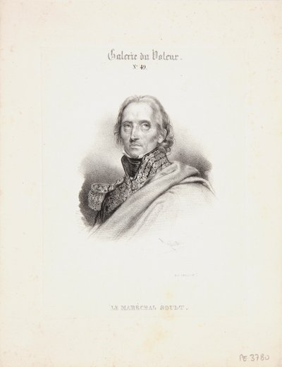 Marshal Soult, c.1840 by Bernard Romain Julien